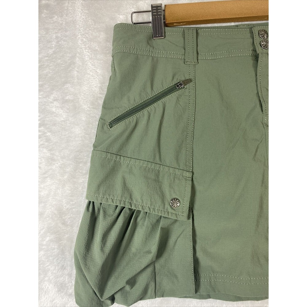 Athleta Womens Green Sport Pockets Tennis Golf Activewear Skorts Skirt 4 - Picture 3 of 9